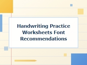 Best Playful Fonts for Writing Practice